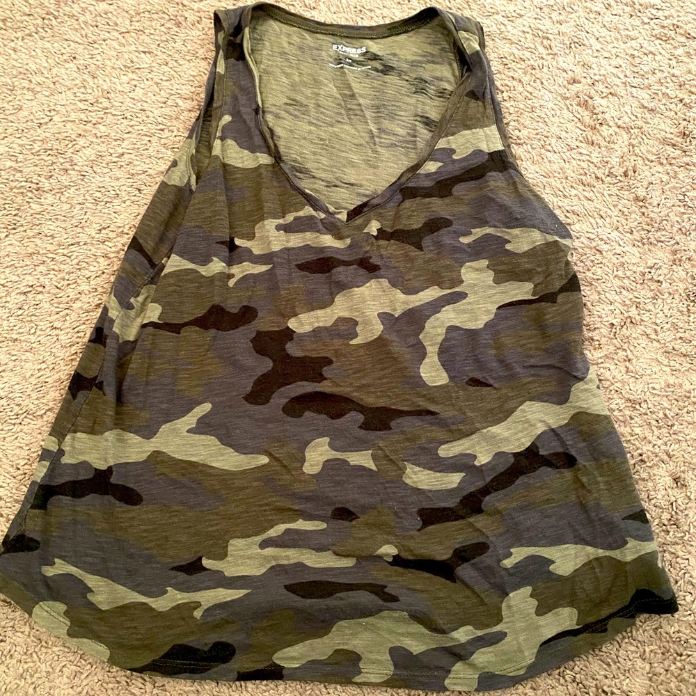 Camouflage tank top